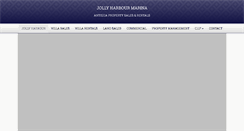Desktop Screenshot of jollyharbourmarina.com